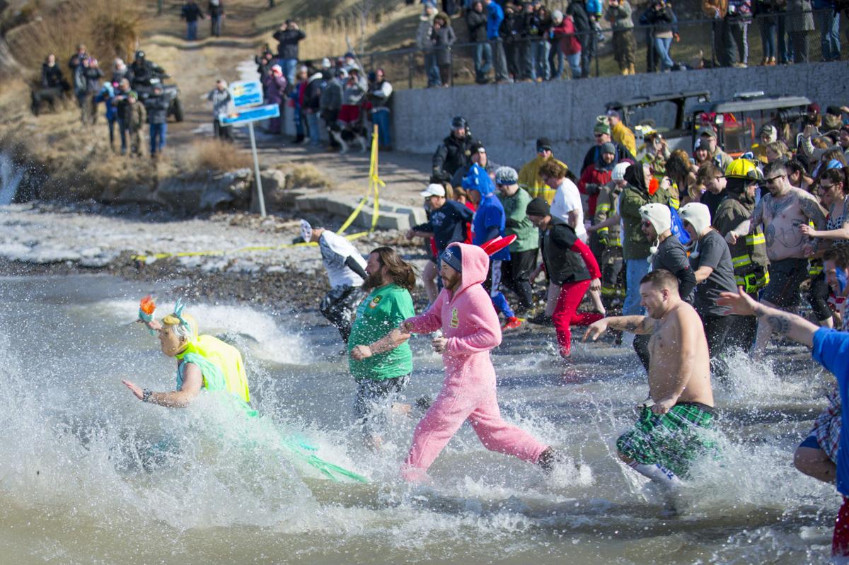SLIDESHOW Diving in to the Polar Bear Swim for Sight in Olcott Gallery