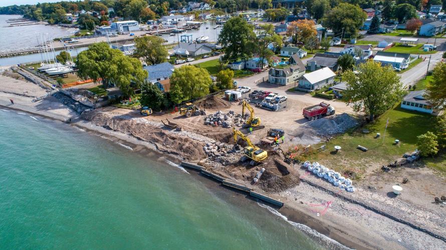 Berm construction underway in Olcott Local News