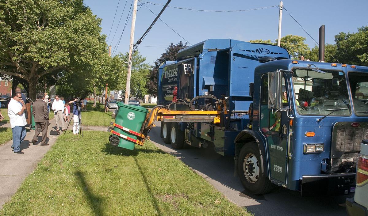 DELIVERY Households receive first batch of new trash bins. Local