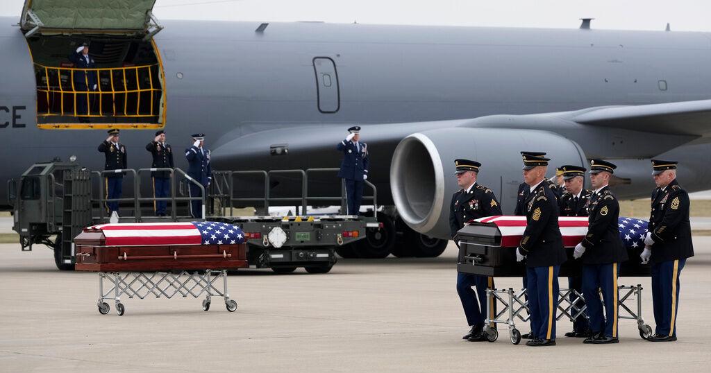 Two National Guard members killed in Syria return home on Christmas Eve