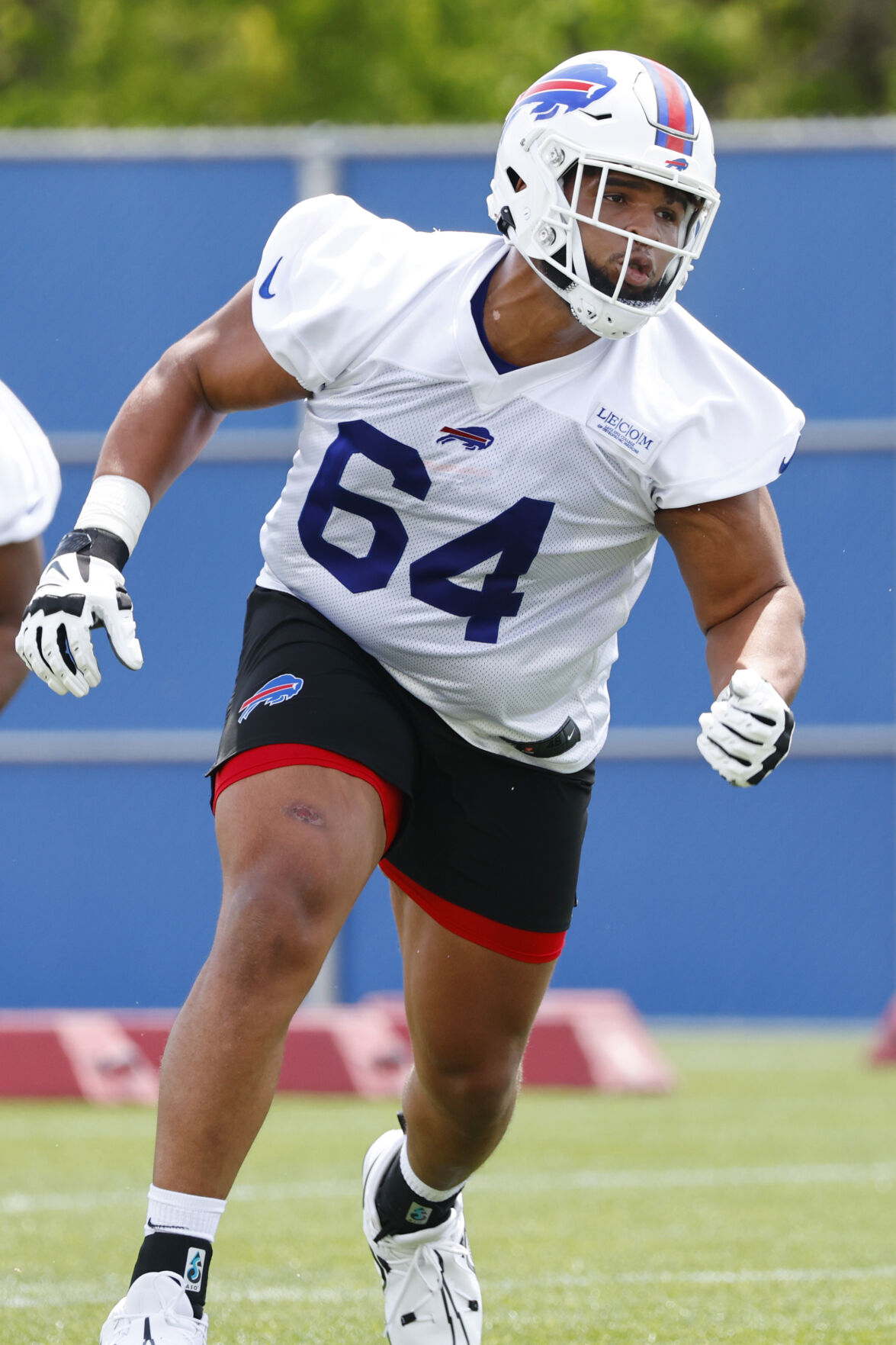 Buffalo Bills wide receiver Justin Shorter (18) runs a drill during the NFL  football team's rookie minicamp in Orchard Park, N.Y., Friday May 12, 2023.  (AP Photo/Jeffrey T. Barnes Stock Photo - Alamy