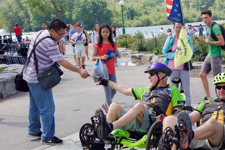 Spokes Fighting Strokes riders visit Niagara Falls Local News