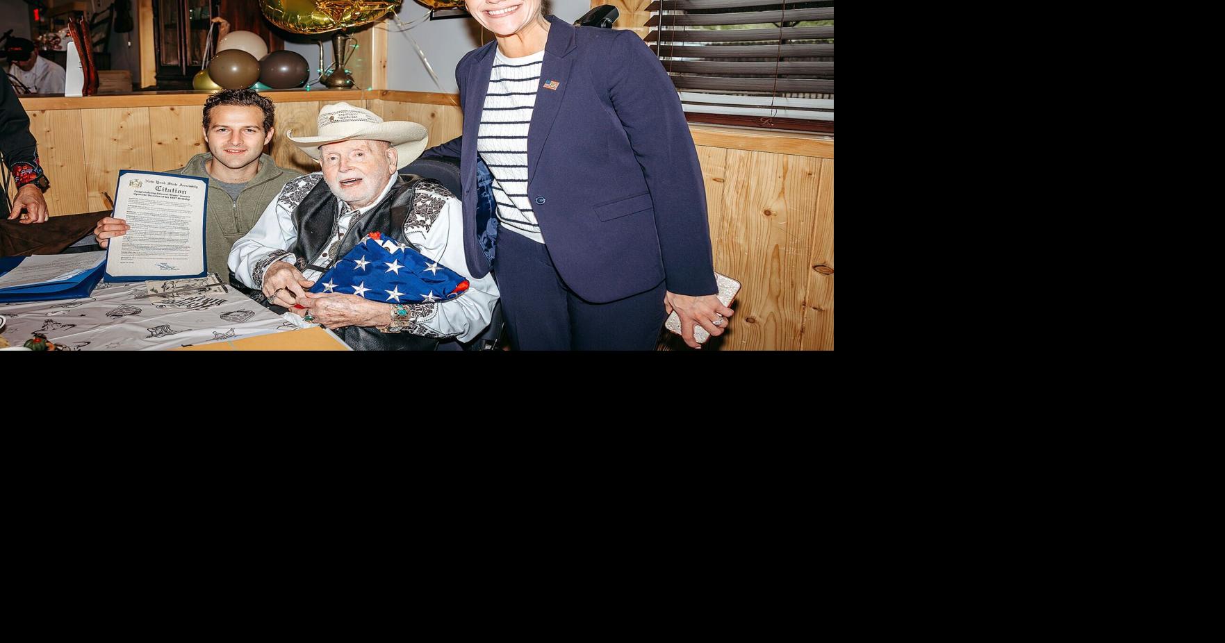 Former postmaster Edward Zunner celebrates his 100th birthday