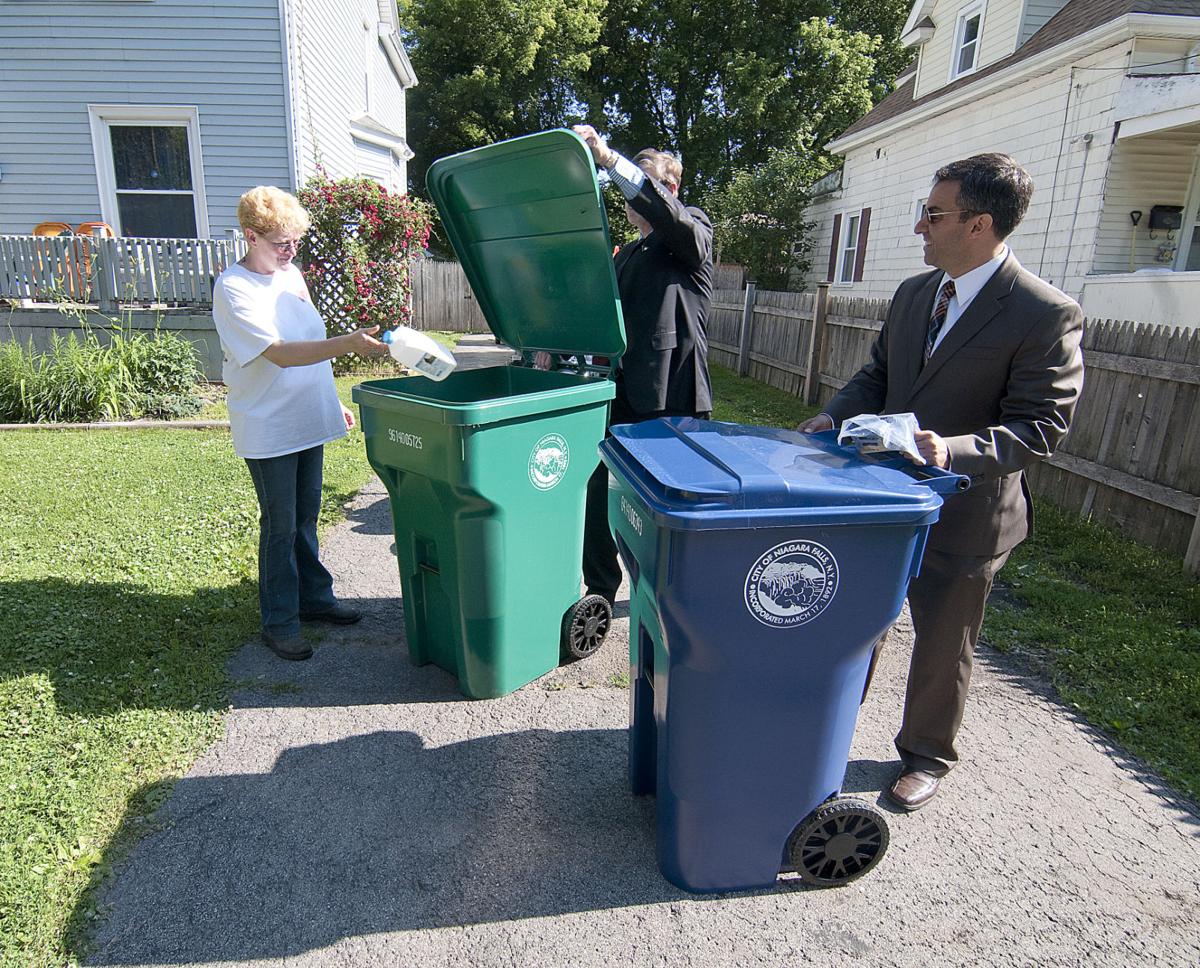 DELIVERY Households receive first batch of new trash bins. Local