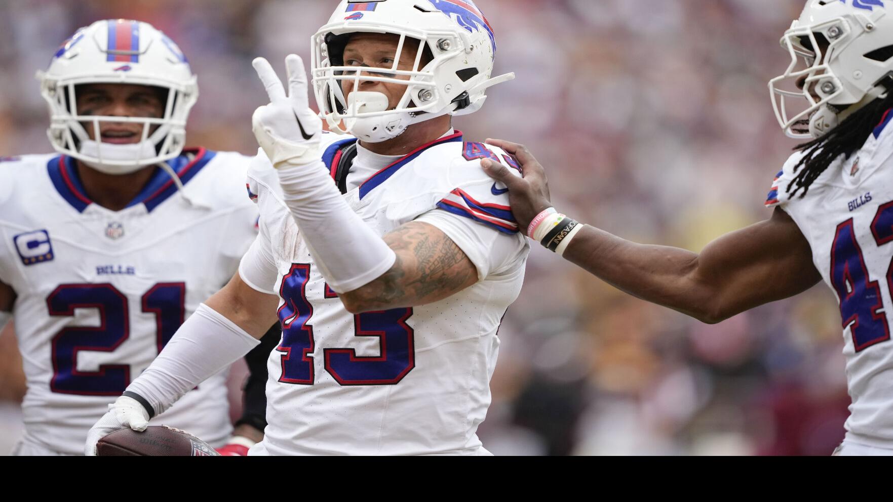 Terrel Bernard's splash plays allowing for smooth transition as Bills  middle linebacker, Sports