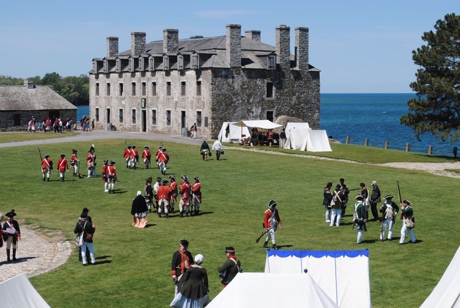 Soldiers Of The Revolution Return To Old Fort Niagara 