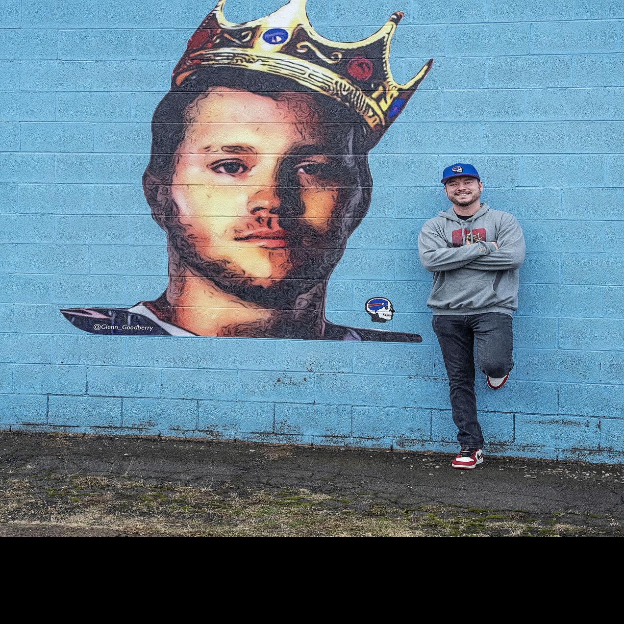 King Josh' mural brings Bills fever to Allen Avenue in the Falls, Local  News