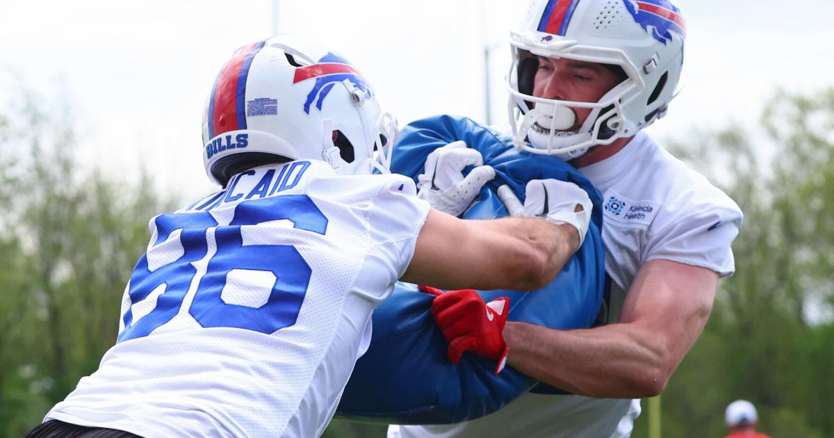 Bulked up Bills tight end Dalton Kincaid feels stronger two years after lingering knee injury