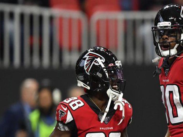 Ex-Falcons WR Julio Jones debuts his new jersey number for Titans