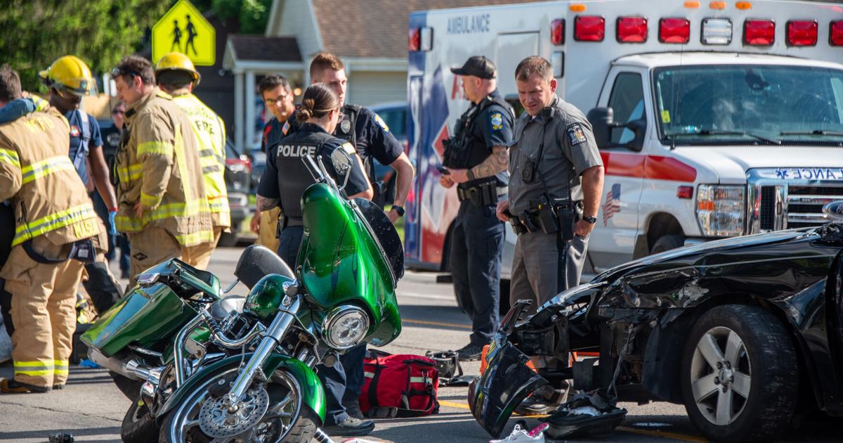 Police say charges are still pending in car versus motorcycle crash on Police say charges are still pending in car versus motorcycle crash on