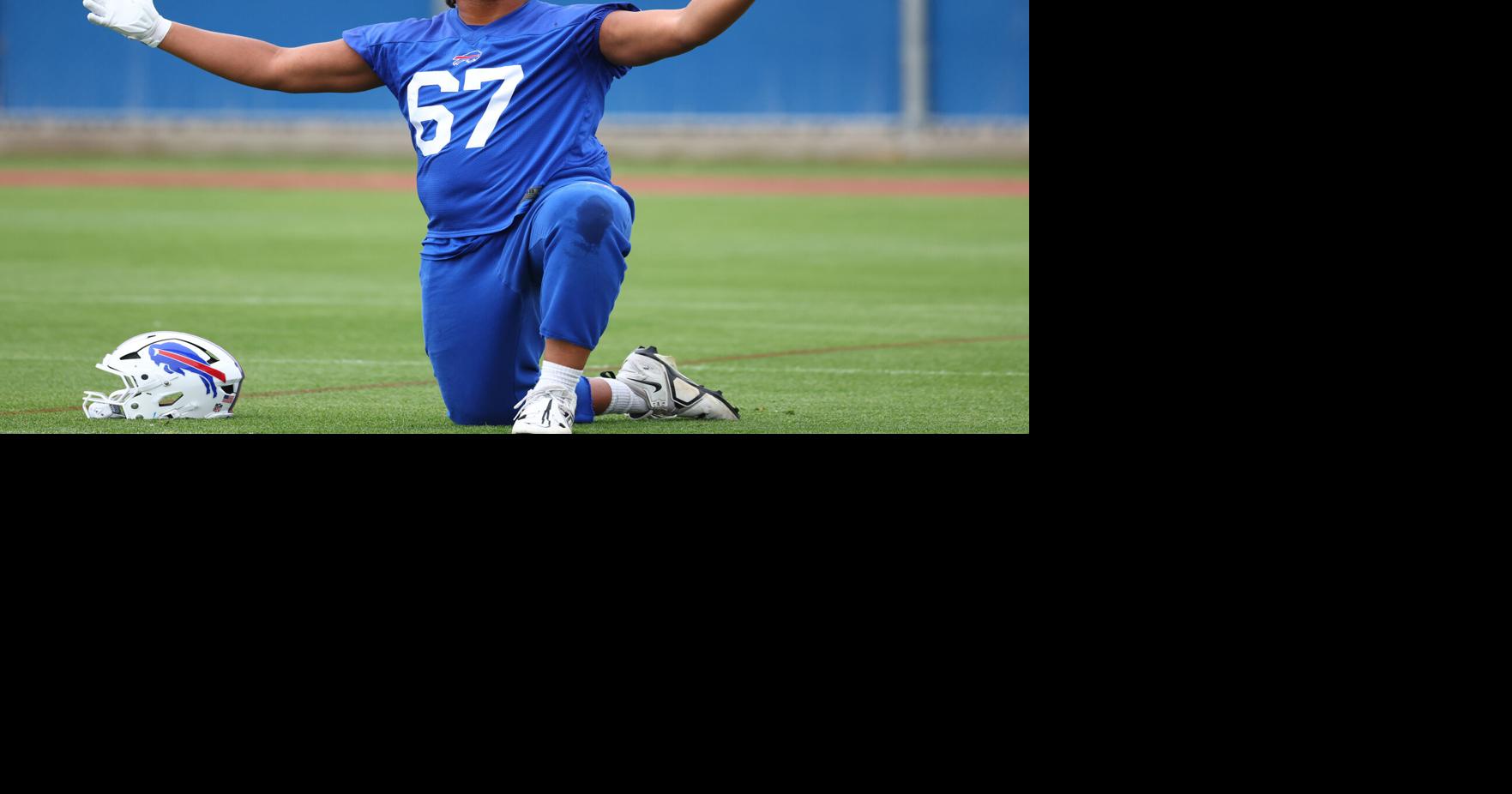 Travis Clayton feels more comfortable in shift to defense while pursuing long shot career with Bills