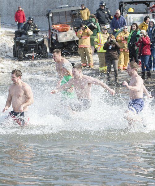 SLIDESHOW Polar Bear Swim draws a crowd to Olcott Gallery niagara