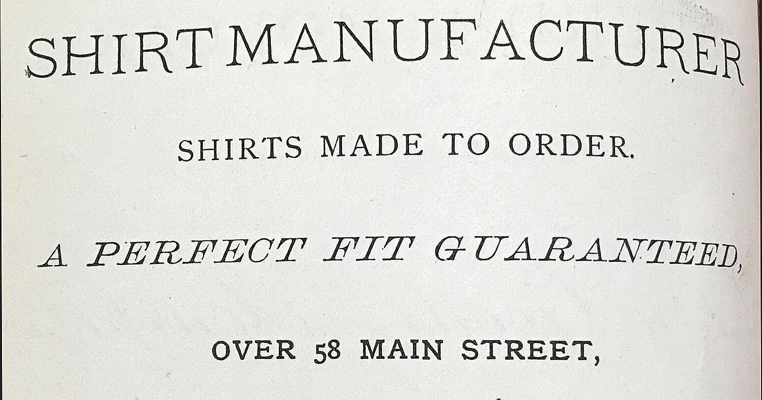 NIAGARA DISCOVERIES: Shirt factories were numerous in late 19th century Lockport - Vimarsana News