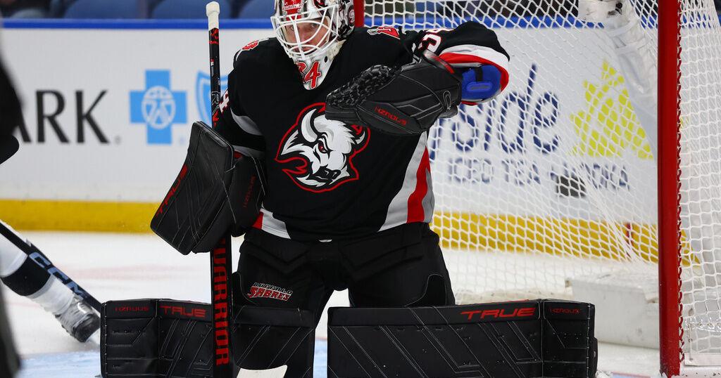 Alex Lyon breaks franchise record in the Sabres' win over Kings