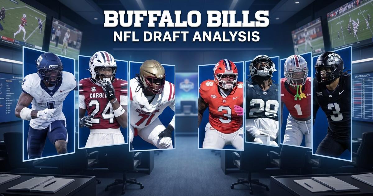 Peeking inside the draft room: A look at how the Bills pieced together their 2026 draft class