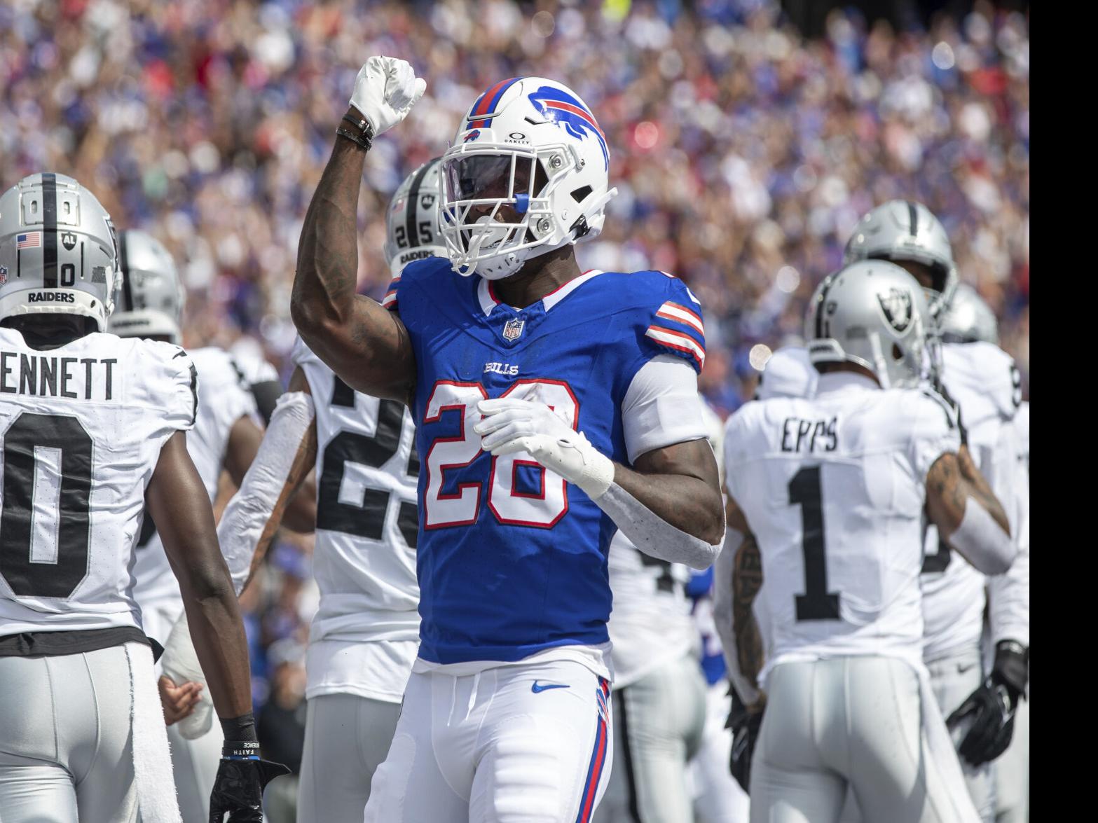 Downhill running style keeps Bills running back Latavius Murray improbably  young despite age, Sports