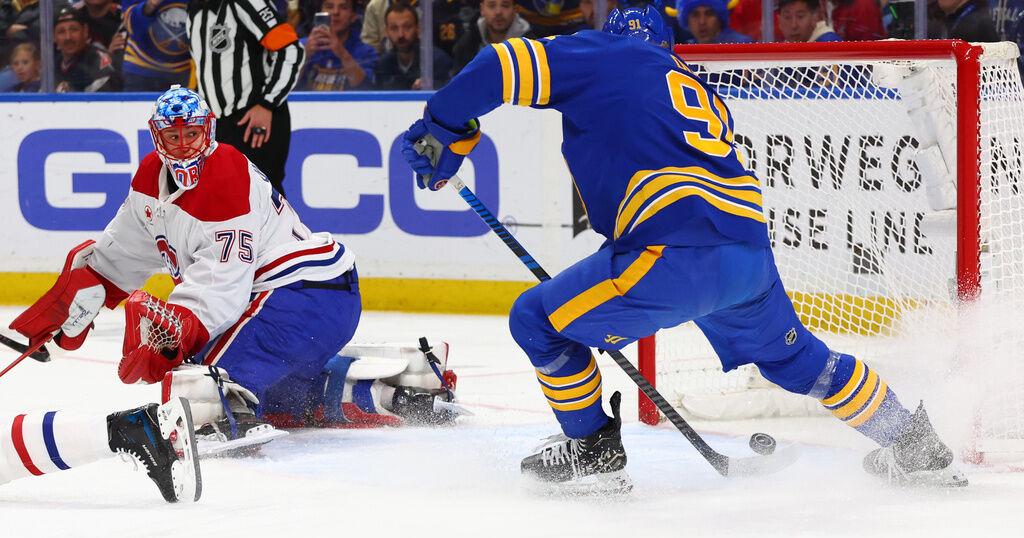 Byram, McLeod score to revive Sabres power play in 4-2 win over Montreal