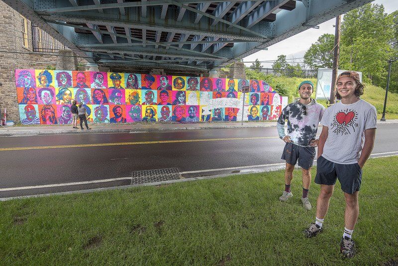 Take a smile, leave a smile at latest Falls mural | Local News