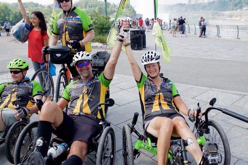Spokes Fighting Strokes riders visit Niagara Falls Local News
