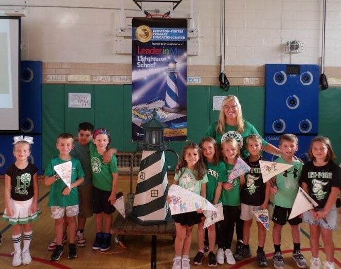Lew-Port celebrates its Leader in Me Lighthouse certification