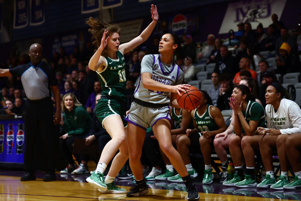 Niagara fends off Le Moyne for first postseason win in program history Sports niagara