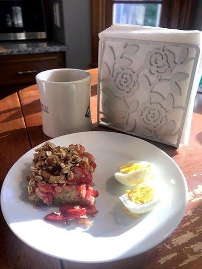 Niagara Eats A Tasty And Healthy Strawberry Rhubarb Dish Community Niagara Gazette Com