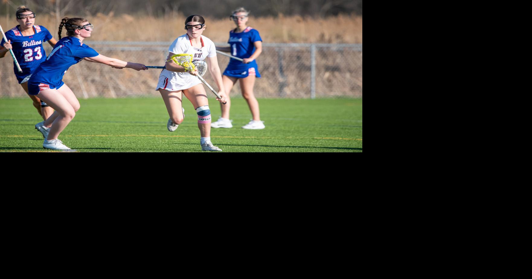 Niagara Wheatfield’s Makenna Doyle staying organized while staring for lacrosse, flag football teams