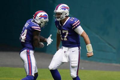 Buffalo Bills Josh Allen Stefon Diggs Touchdown Celebration