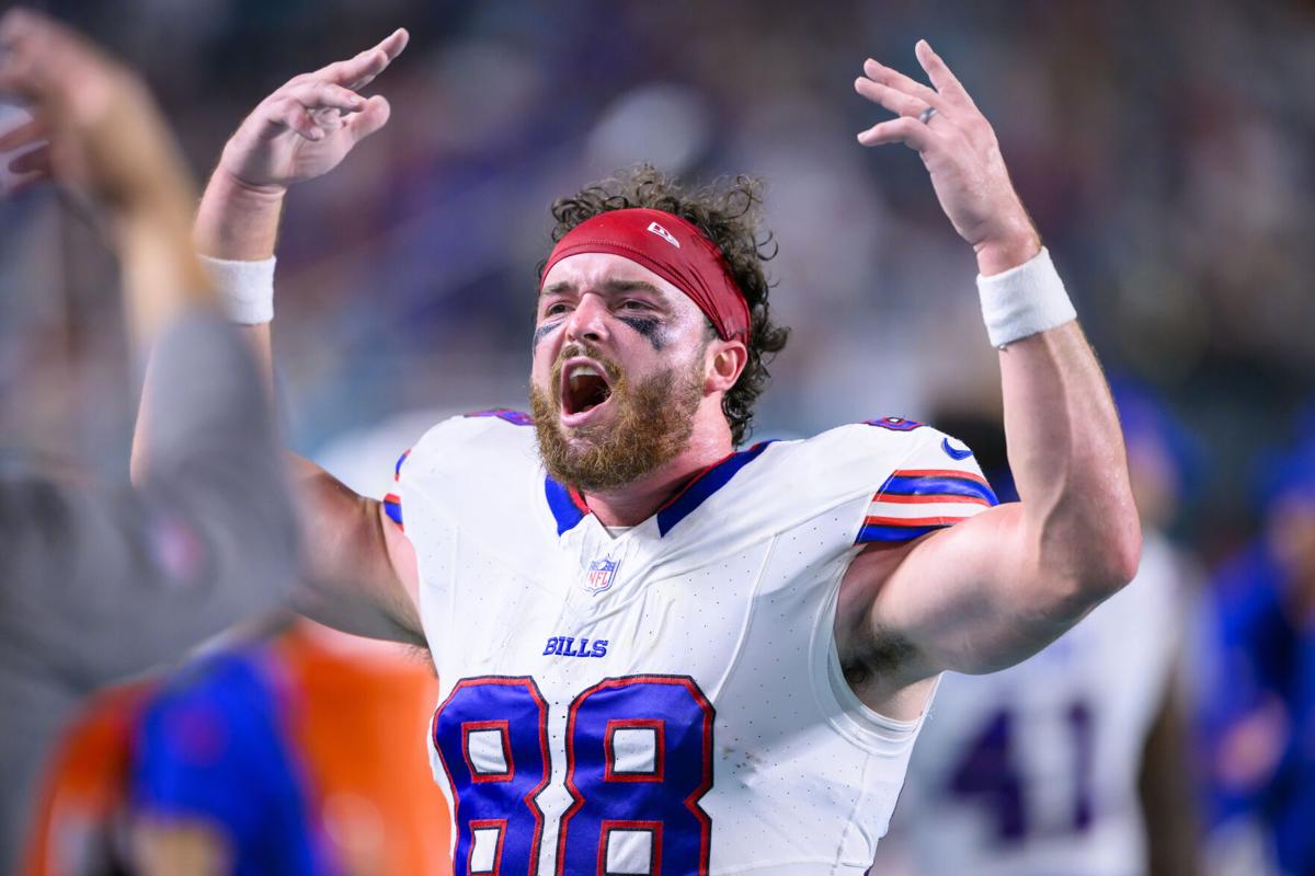 Once one of Josh Allen’s favorite targets, Dawson Knox seems to be 