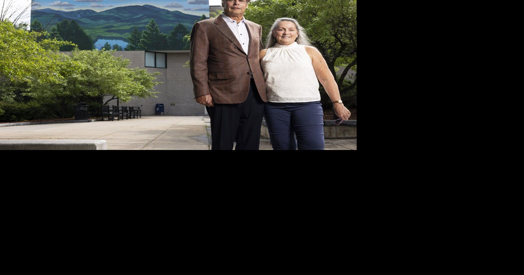 Couple fund High Peaks mural on SUNY campus