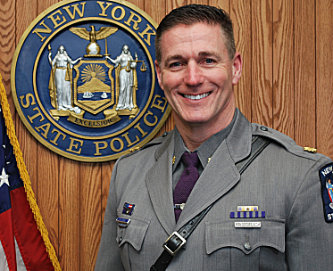 nigrelli state police york steven troop command niagara gazette major