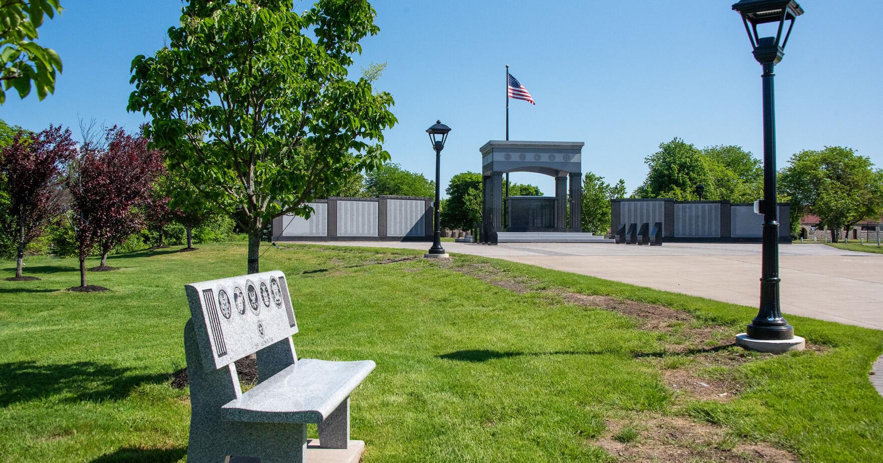 Bench destroyed by vandals replaced at Niagara Falls Veterans Memorial - Vimarsana News