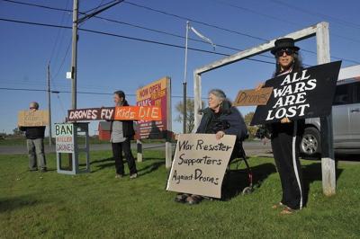 Drone Protestors Make A Stand At The Air Base Local News