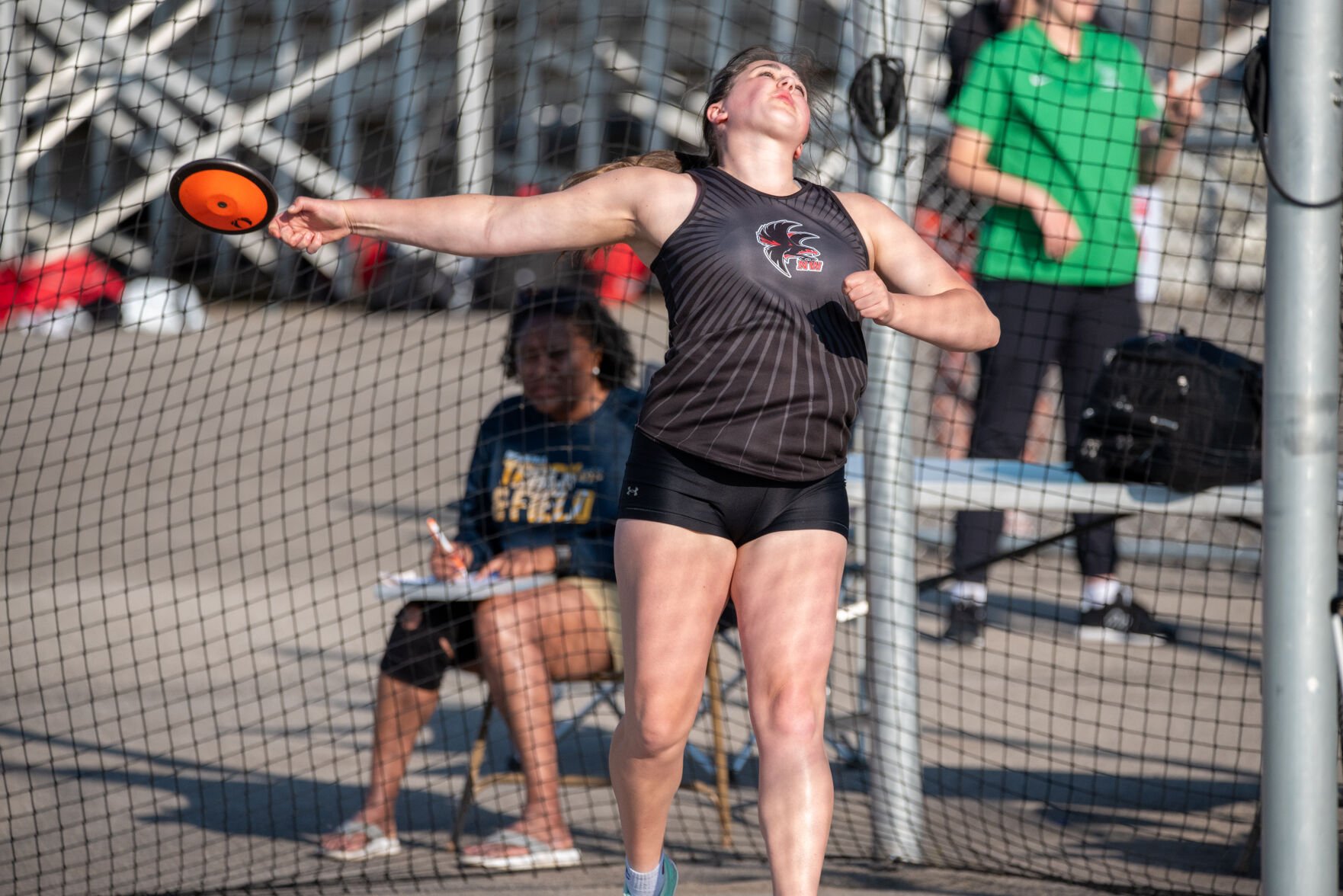 Gianna Glovack Wins Discus Title Against Casey Fetzner at NFL Championships