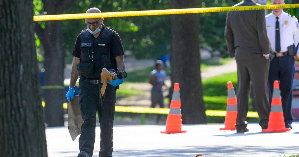 Secret Service says suspect opened fire on them and was shot in exchange near Washington Monument