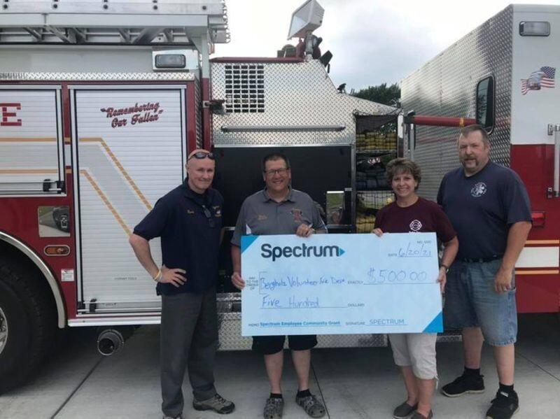 Spectrum Awards 500 To Bergholz Fire Department Web Extra Niagara 