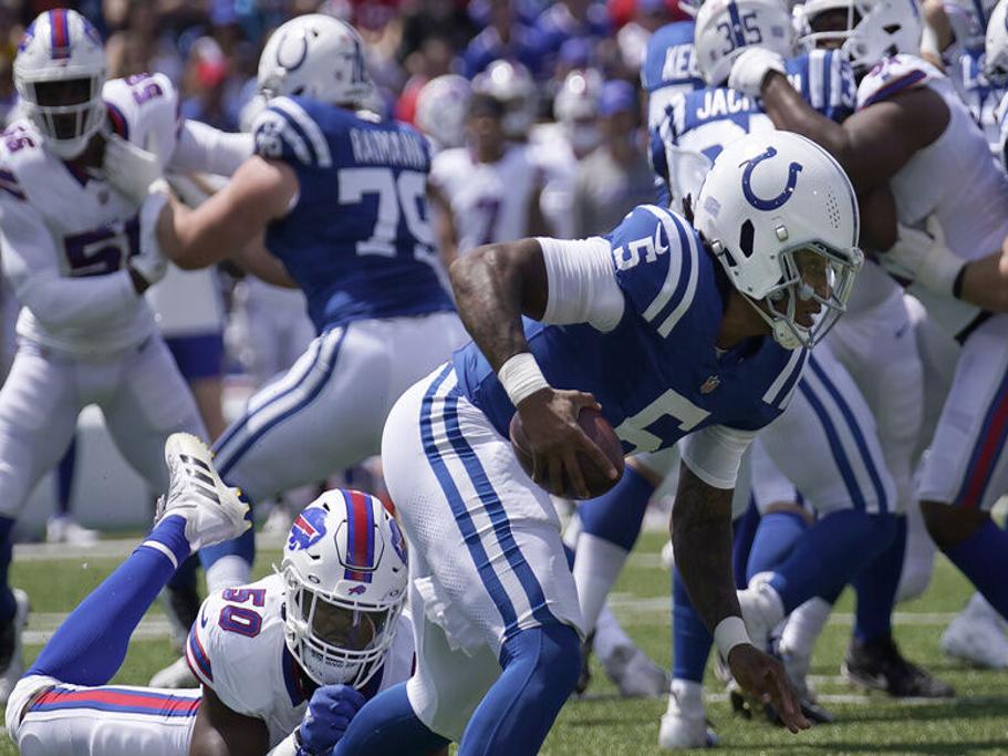 Colts QB Richardson struggles as Bills give him a taste of the NFL, Sports