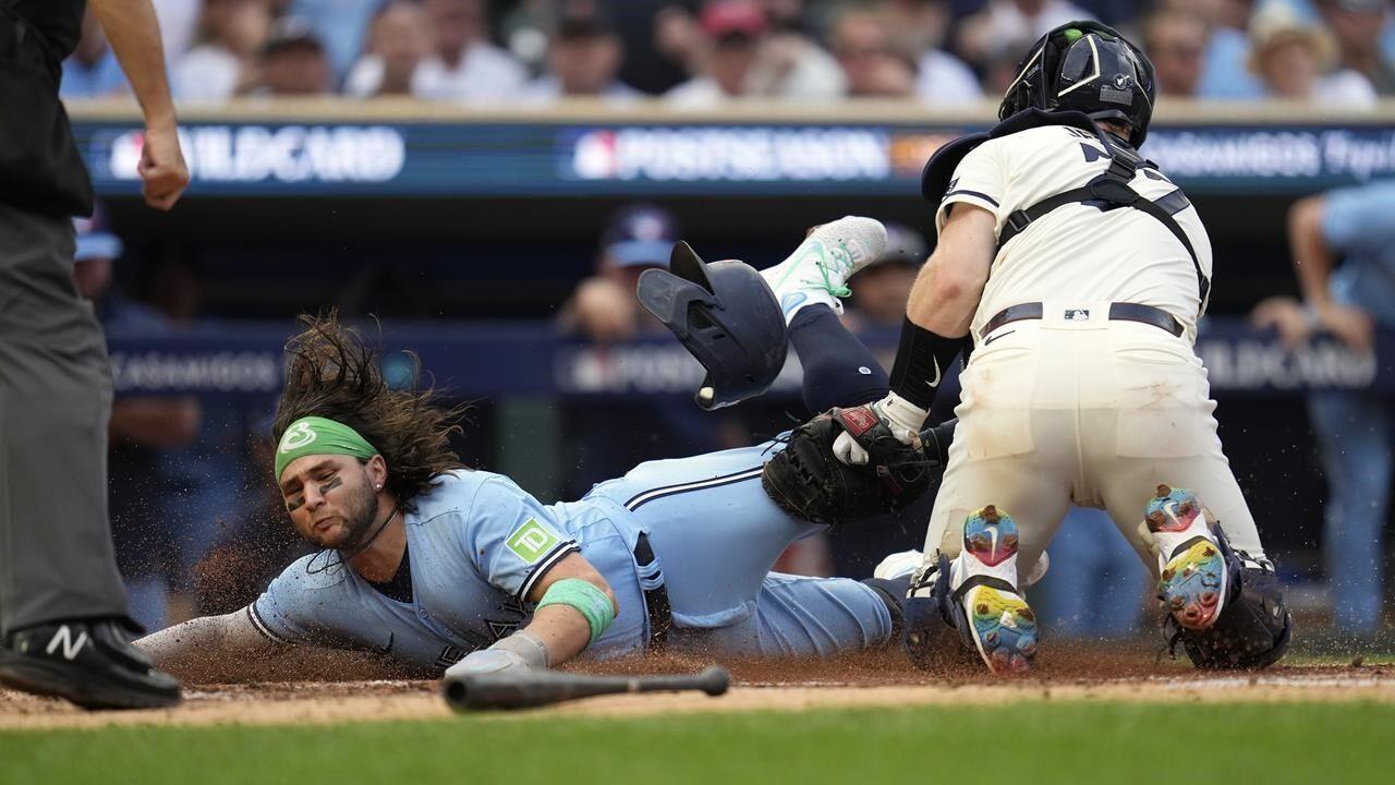 Biggio hits first HR in Houston, Jays top Astros 8-4