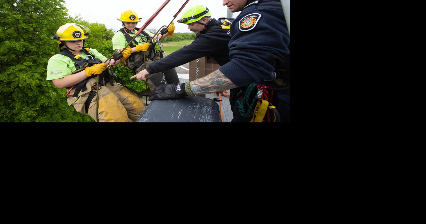 Firefighter camp ignites interest of high school girls