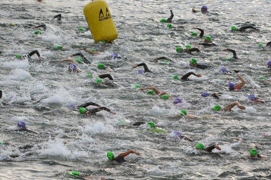 Photos: Barrelman Triathlon Competitors Take To Welland Waterway And Roads