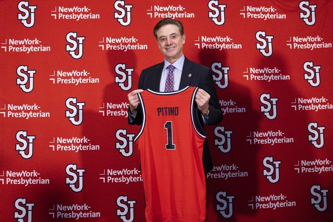 Rick Pitino, in NY State of Mind at St John's, Throws Out First Pitch  Before Subway Series