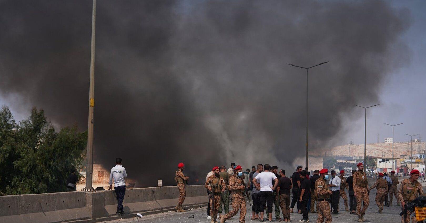 Warehouse explosion in northwestern Syria kills at least 14
