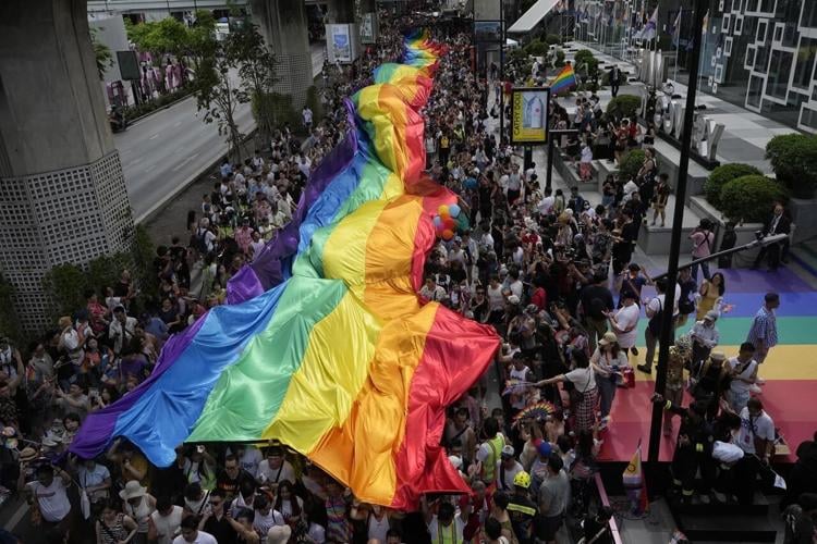 Thailand legalizes samesex marriage, allows couples to wed starting in
