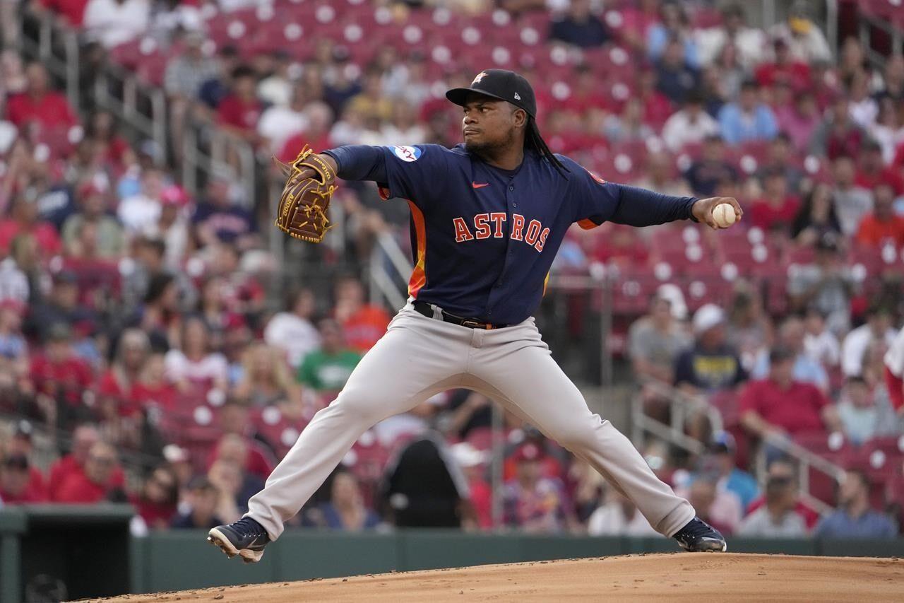 Valdez pitches 1st shutout, Astros blank Tigers 7-0 - The San