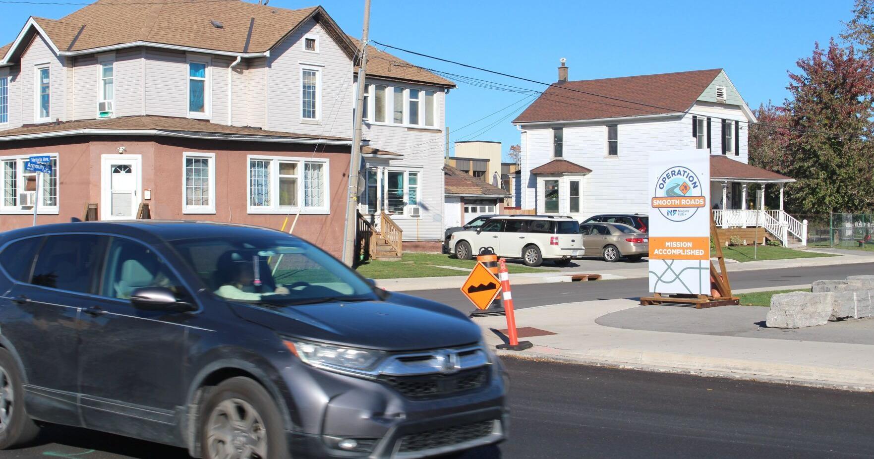 Niagara Falls road program beats targets in year 2