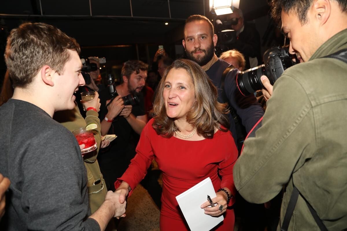 Liberal Star Chrystia Freeland Victorious In University-Rosedale