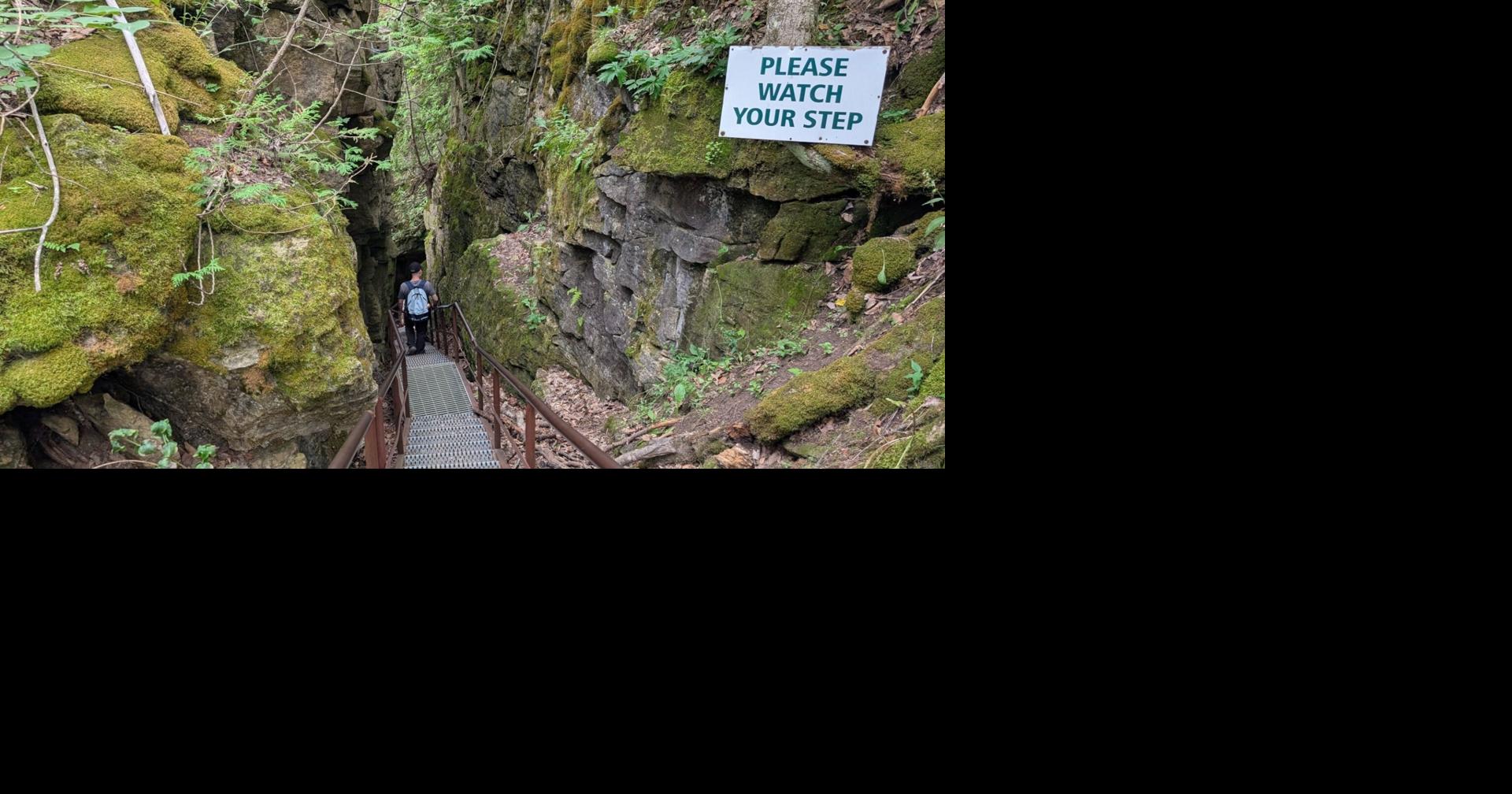 What can families expect from Scenic Caves Nature Adventures near Collingwood when rain arrives?