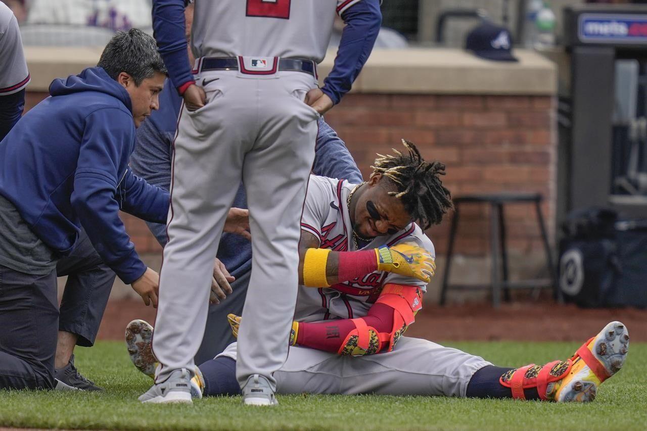 Acuña hits 2 HRs as power-hitting Braves keep rolling, beat Ryan, Twins 6-2