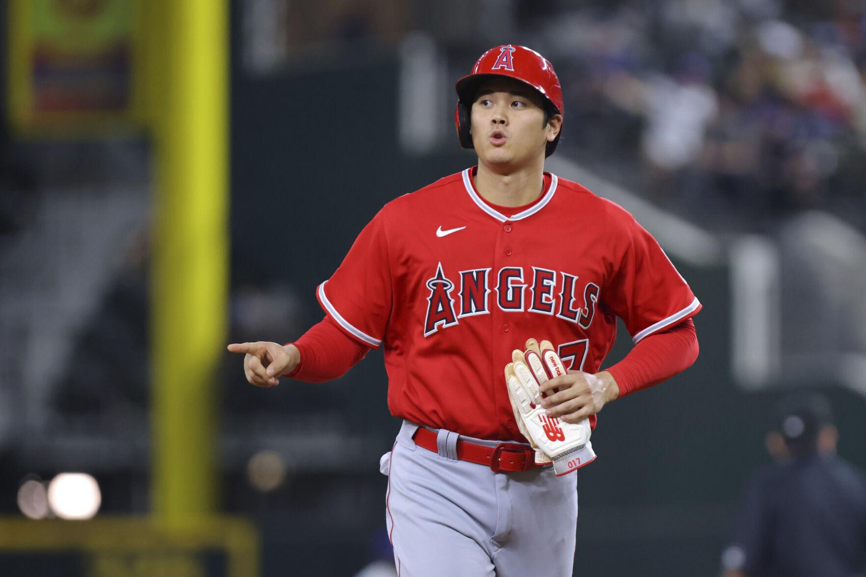 Upton, Ohtani hit milestones in Angels' 10-2 rout of Padres