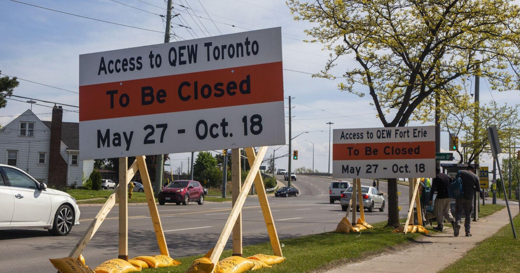 St. Catharines 'frustrated' by QEW ramp closure signs - Vimarsana News